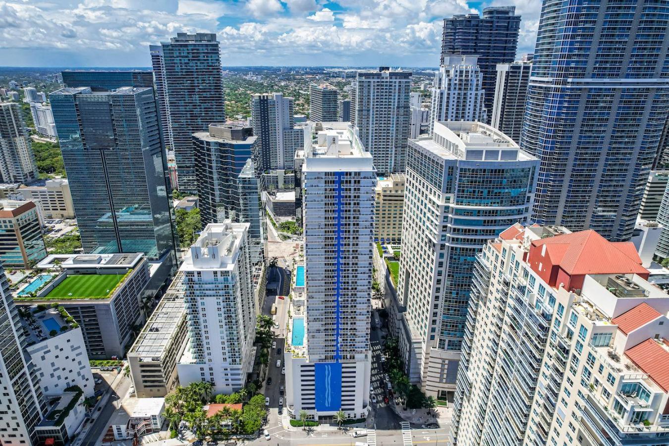 Spacious 2 Bed Unit In Brickell With Free Parking Miami Exterior photo